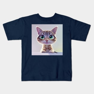 Smiling Kitten Kids T-Shirt